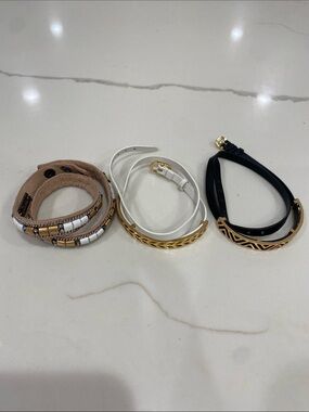 Set of 3 Stella and Dot Wrap Bracelets